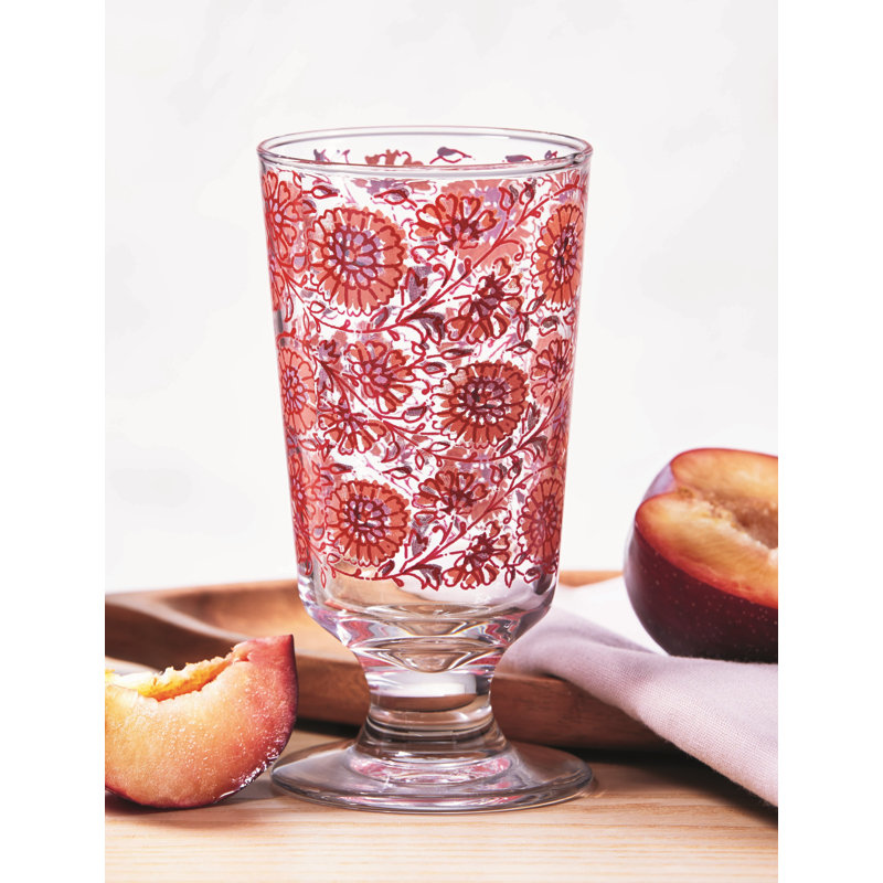 Jasmine Footed Glass