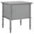 Elegant Monserrat 23'' W Nightstand – Glam Boho 2 Drawer Wood Chest, Bamboo Details & Neutral Finish-1952506205