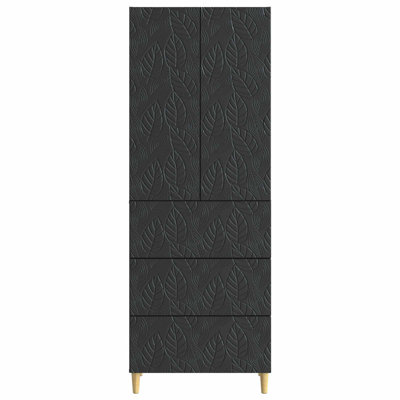  Cabinet Set 2 Pcs Engineered Wood Storage Home Furniture Solution Room