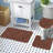 Mckeel Polyester Non-Slip Solid Bath Rug Set-33487950