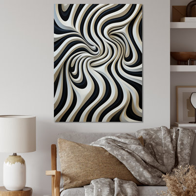 " Black White Opt Art In II "