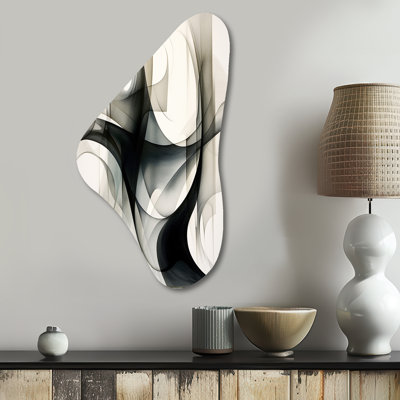 Chrishaud - Abstract Geometric Boomerang Shape Irregular Metal Wall Decor