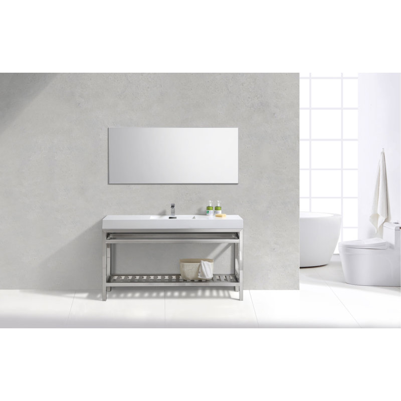 Ensemble de meuble-lavabo à un trou Halesowen, Chrome