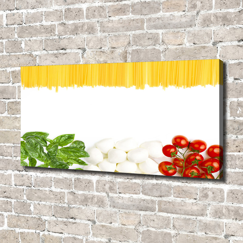 Italian Flag - No Frame Print on Canvas