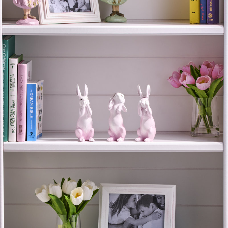 Lapin 6,5 po en résine Hear / See / Speak No Evil 