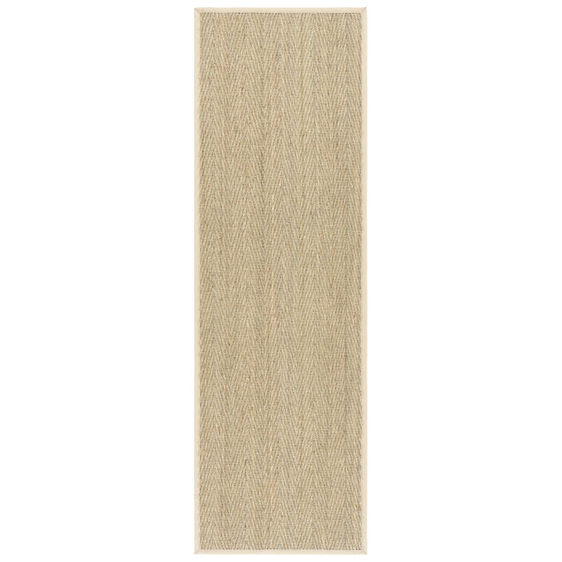 Tapis de couleur unie performance naturelle, Tapis de couloir 2 pi 6 po x 8 pi