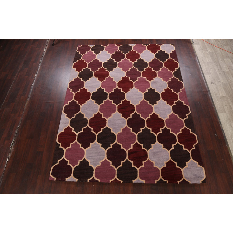 Finwith Wool Geometric Indoor Rug