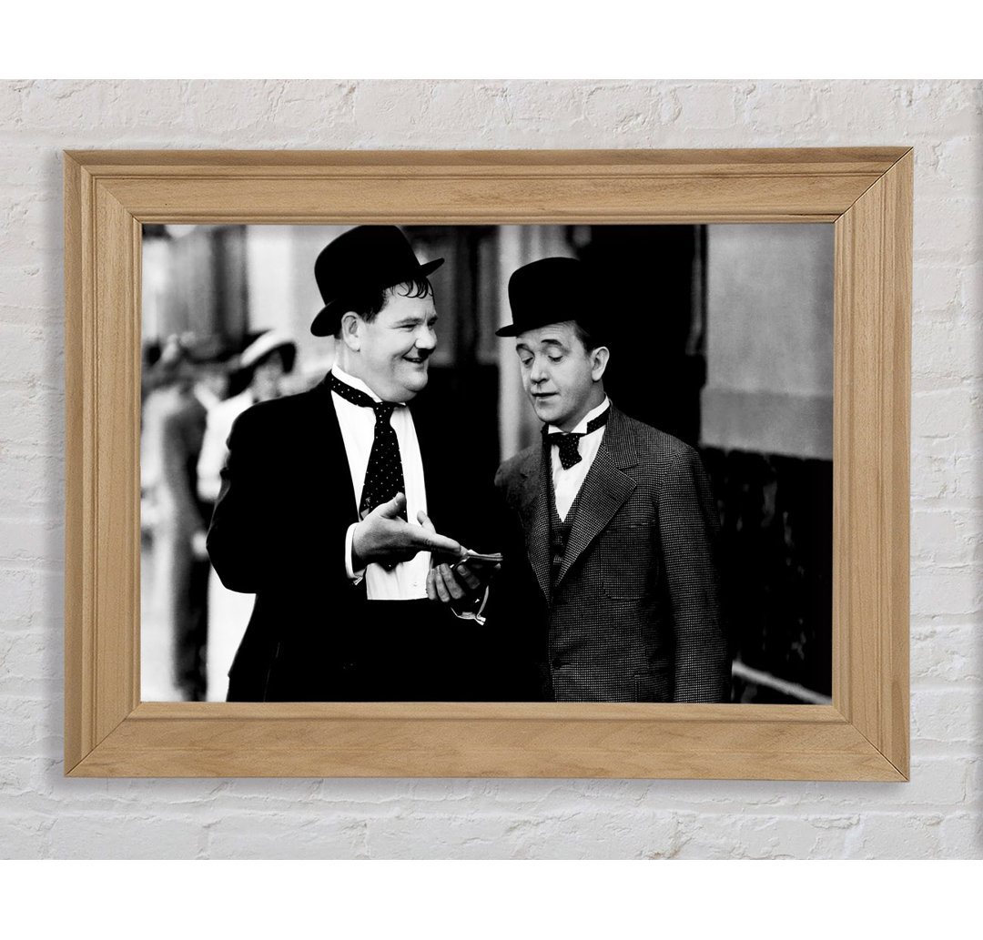 Laurel und Hardy Geld - Druck