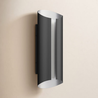 Evett Cylinder Outdoor LED Wall Light