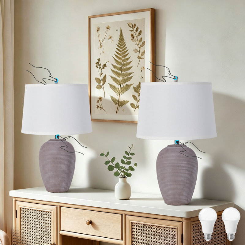 Ceramic Bedside, Gris brun