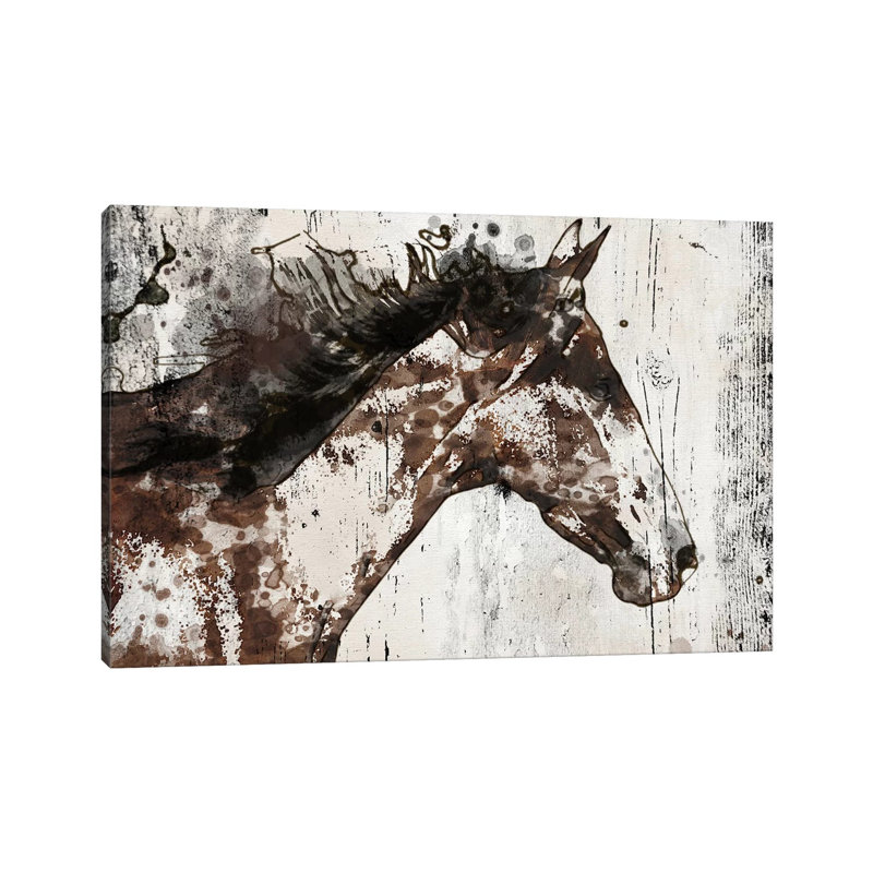 Galaxy Horse I by Irena Orlov - Wrapped Canvas Painting, 30.48cm H x 45.72cm W x 1.91cm D