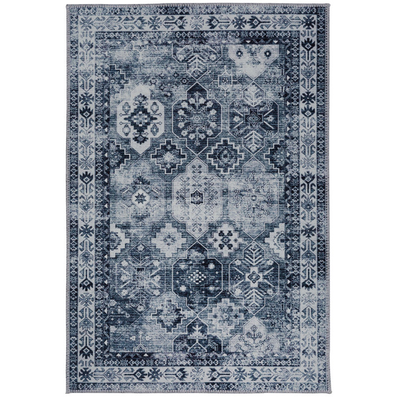 BAOLA Traditional Area Rugs Gray, Rectangle 2' x 3'