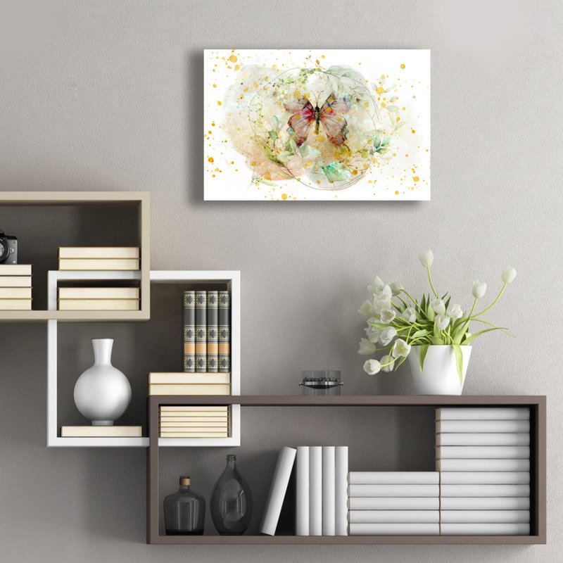 «Wings Spread» par Roozbeh Bahramali, art en verre acrylique, H 16 po x l 24 po x P 0,2 po