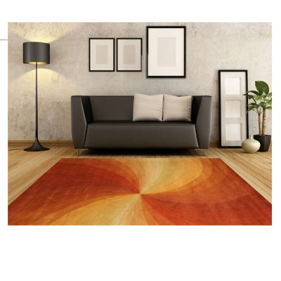Nauvoo Red Hand Tufted Area Rug