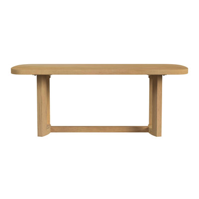 Burr Rectangular Dining Table in Natural