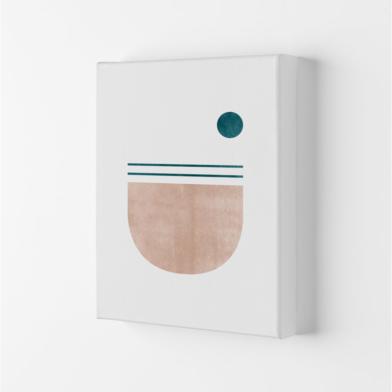 Abstract Geometric No 5 - Print, No Framed, 30cm H x 21cm W x 1cm D