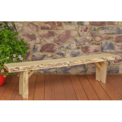 Bruggeman Solid Wood Outdoor Bench