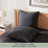 TOSMO 100% Linen Pillowcase Set of 2, Stone Washed Pillowcases Envelope Closure, Soft and Durable Pillow Cases-111340236-111340239