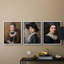 Série féminine LVII - Ensemble de 3 estampes numériques encadrées - Prêt à être accroché-1954057684-1954057686