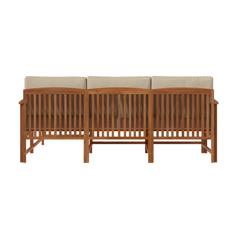 Riziki Acacia Outdoor Patio Sectional | Wayfair Canada