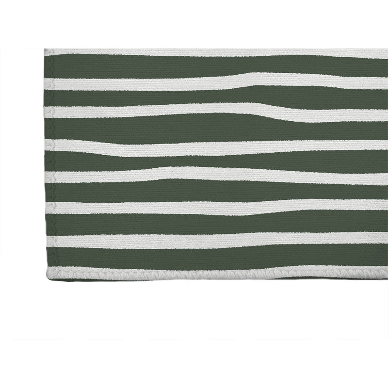 Ribbon Play Non-Slip Outdoor Rug, Runner 2'6" x 8'