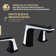 Widespread 2-handle Bathroom Faucet with Drain Assembly