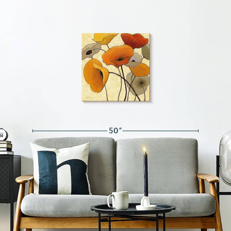 Harnek Pumpkin Poppies III, H 20 po x l 20 po