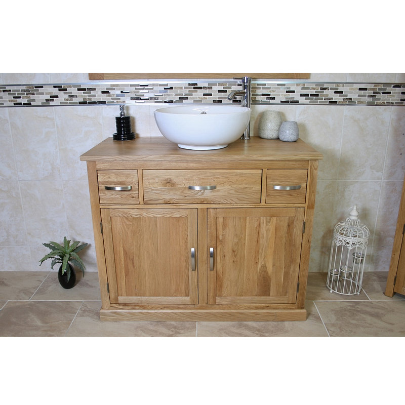 Ralph 1000mm Single Bathroom Vanity with Vessel Ceramic Basin