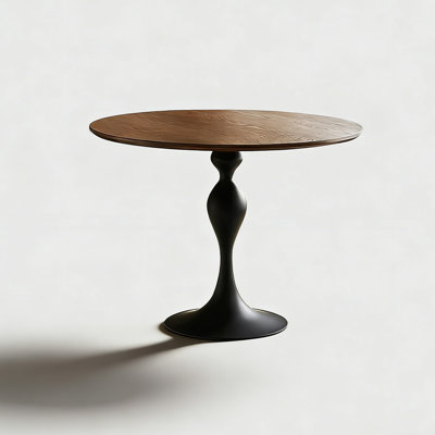 Modern round table ash wood Dining table
