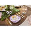 Mocha Check Bistro Flatware 5 Piece Place Setting