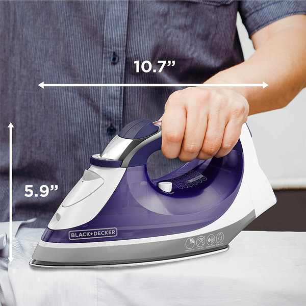 Black & Decker Xpress Steam Cord Reel Garment 1200W Iron & Reviews -  Wayfair Canada