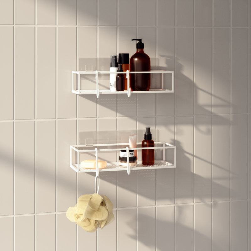 Serviteur de douche Cubiko, Blanc