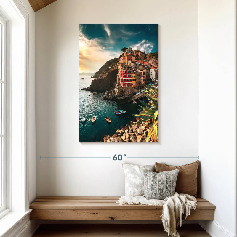 Gillard Riomaggordin Cinque Terre, H 45 po x l 30 po
