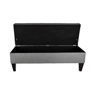 Gaither Polyester Upholstered Storage Bench