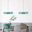 Luminaire suspendu unique et remarquable à 3 lumières avec accents en fer forgé Folle