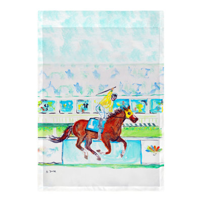 Drapeau de jardin en polyester 1 face First Place