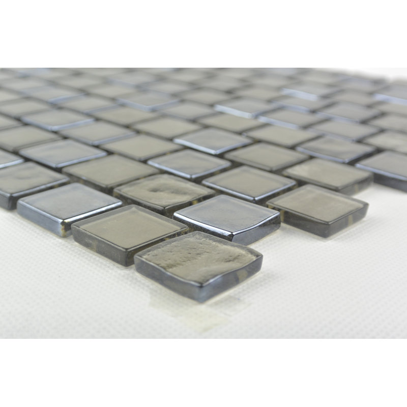 Carreau de piscine mosaïque en verre translucide en plastique