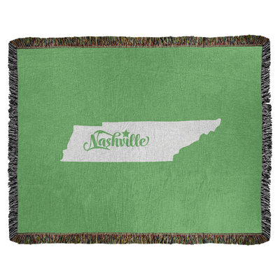 Jeté en coton tissé tennessee nashville