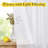 Sheer Linen Curtains for Living Room, Rod Pocket & Back Tab Semi Sheer Drapes Privacy Semitransparent Faux Flax Open Linen Panels for Study Room-780661936-780661939