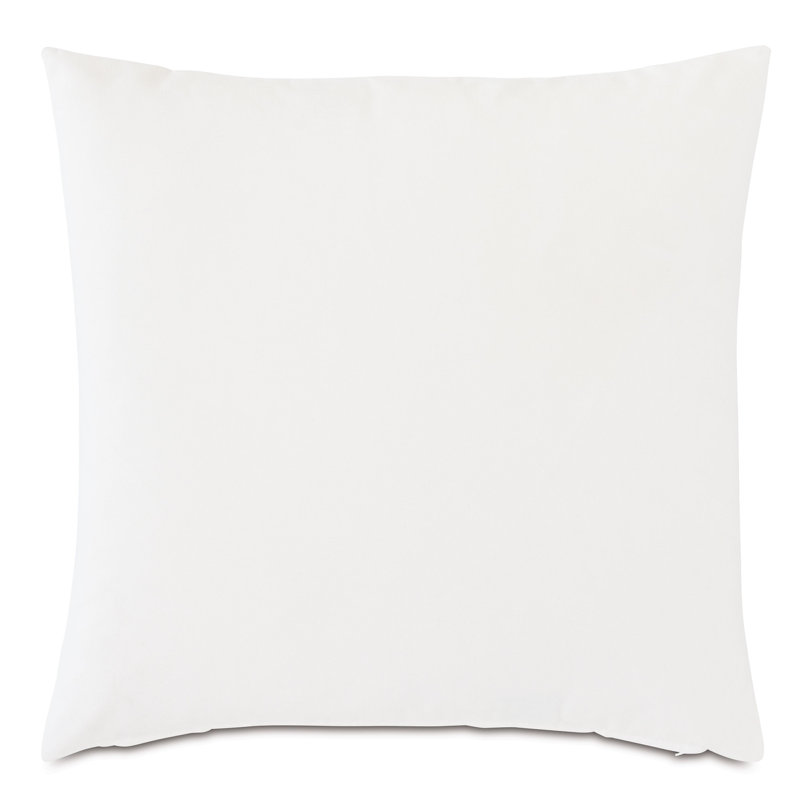 Tamaya Square Indoor/Outdoor Pillow Cover & Insert, Wicking Cloud/Yellow