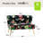 Mccowan Felicia Flora Printed Armless Loveseat with Metal Legs-1543530152