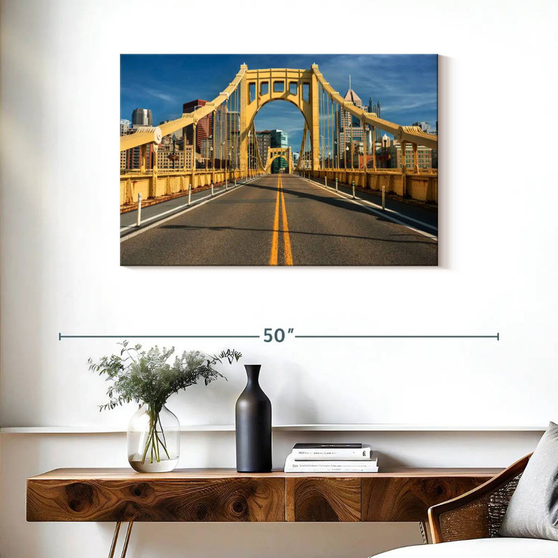 Mehar The Roberto Clemente Bridge, 24" H x 36" W