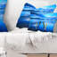 Coussin lombaire en bois seascape reste dans un coussin lombaire sea
