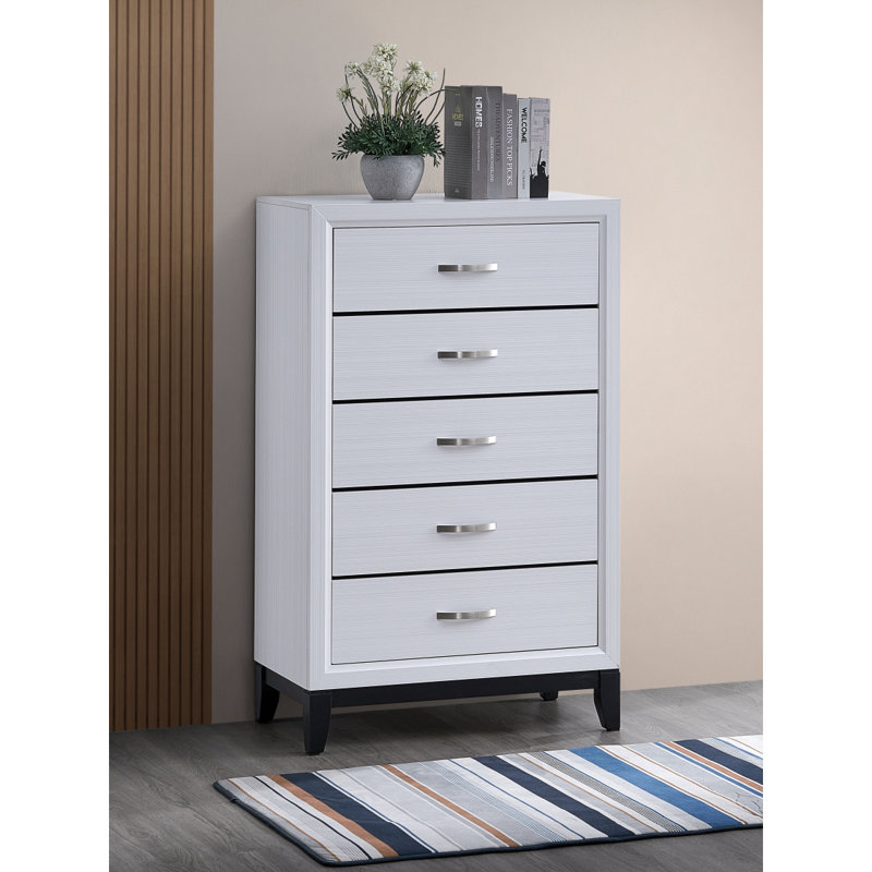 Commode Glasgow G04390-CH, blanche, Blanc