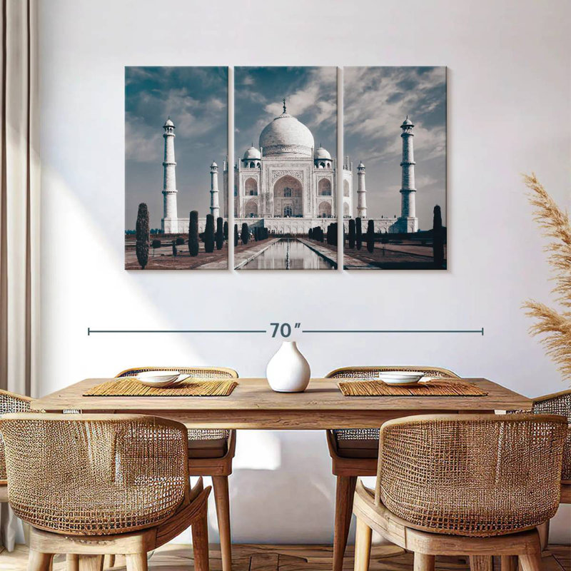 Taj Mahal en Inde, H 36 po x l 57 po