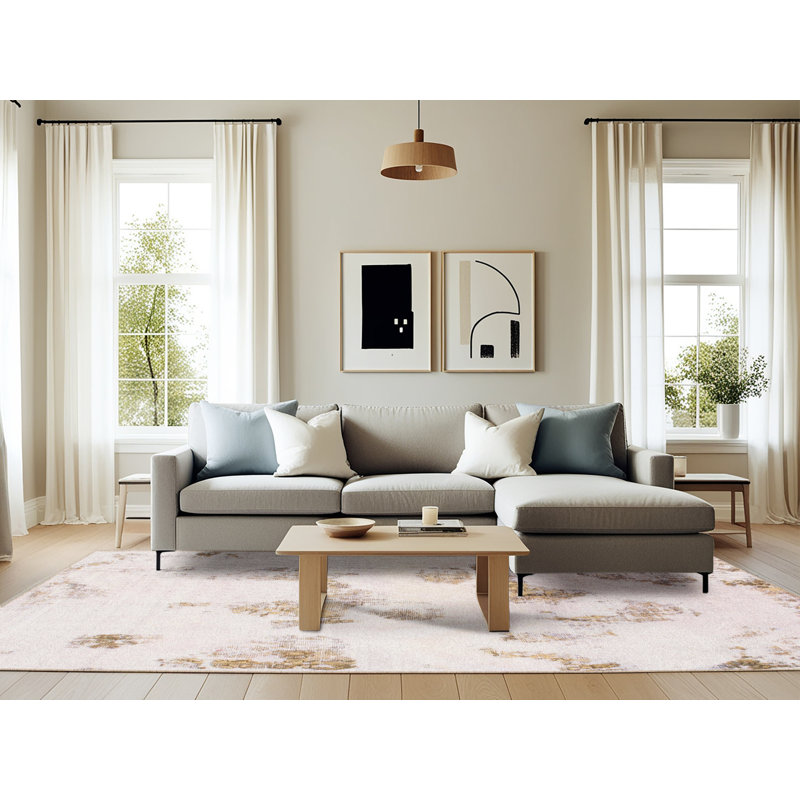 Abstract Indoor Rug, Rectangle 6' x 9'