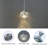 Marguerette 1 - Light Chrome LED Single Pendant Light
