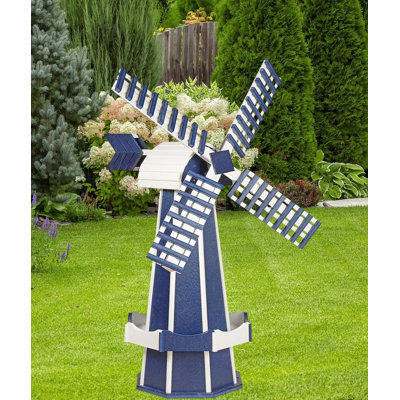 Weather Resistant Plastic Abstract Windmill