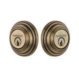 Nostalgic Warehouse Classic Rosette Double Cylinder Deadbolt