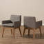 Chaise avec accoudoirs rembourrée Klimek-190161178